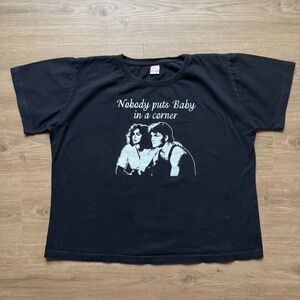 Vintage Dirty Dancing Shirt Women's Extra Large XL Gray Nobody Baby Corner